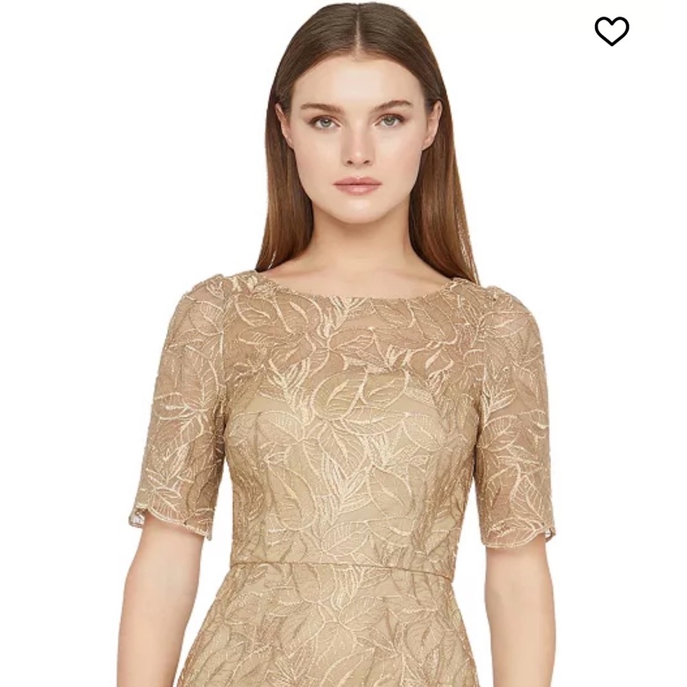 JS Collections Gold Lace Dress - Size 2 - WORN ONCE